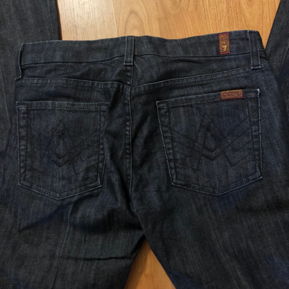 7 For All Mankind A Pocket Dark Wash 27